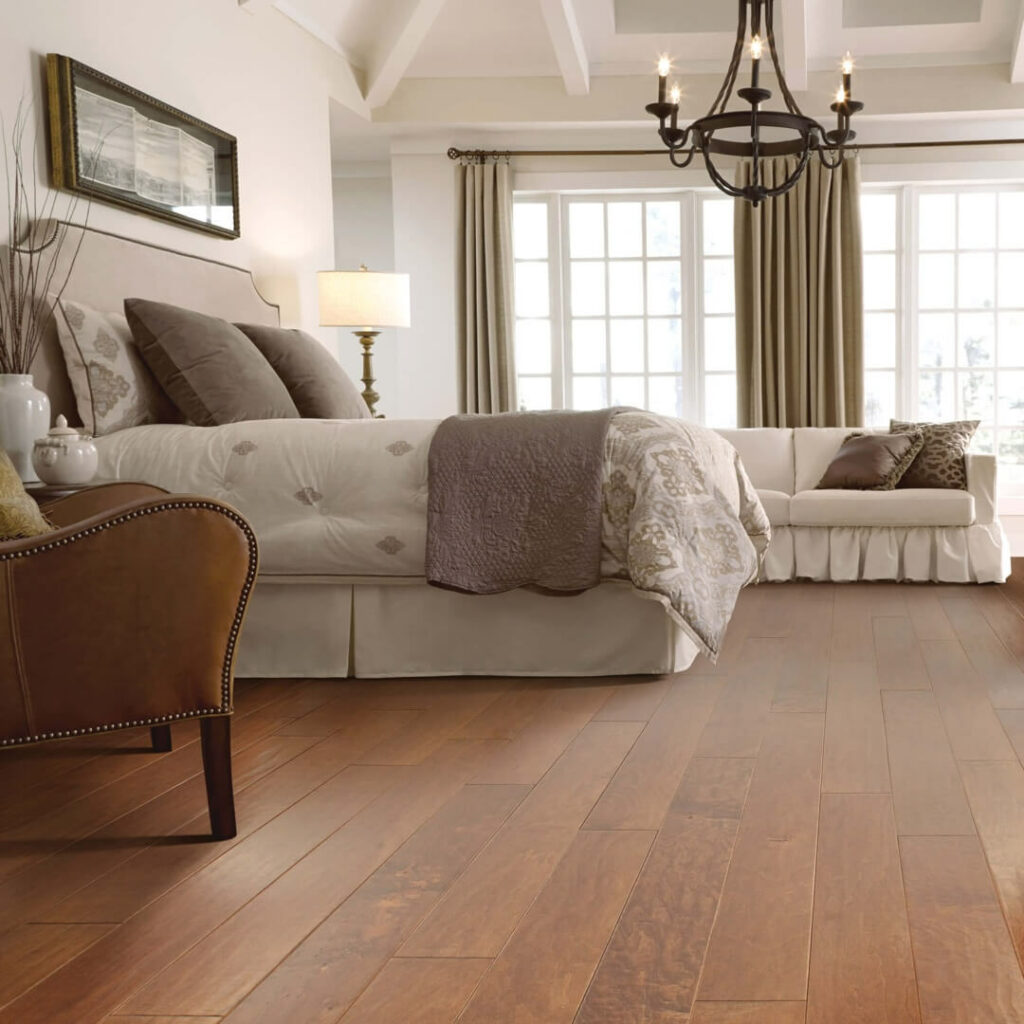 Bedroom Hardwood Flooring | Carpet USA