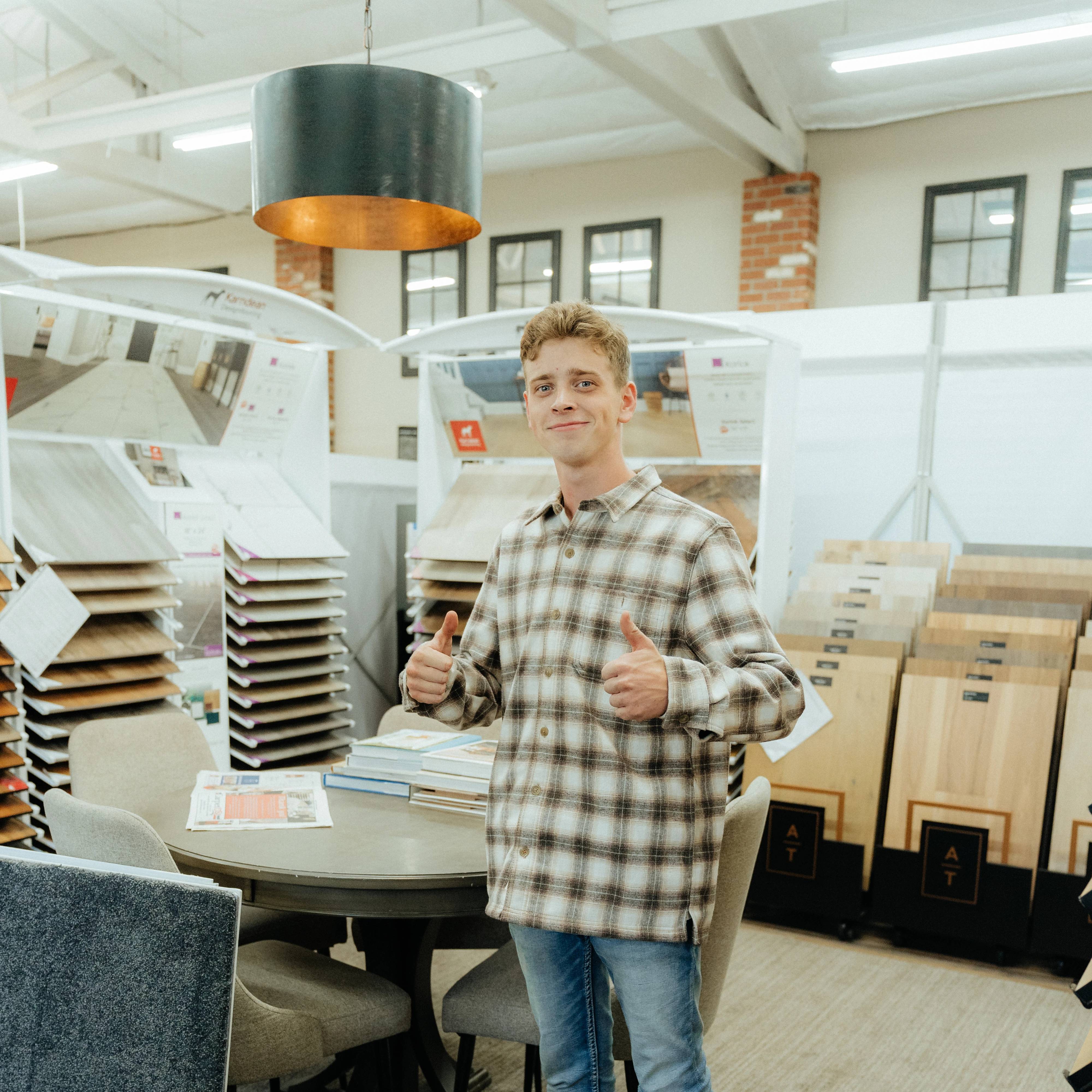 Bradley celebrating the win